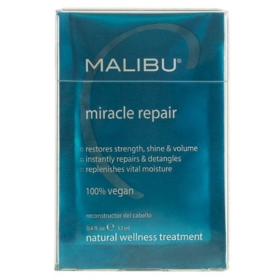 Malibu Miracle Repair Wellness Hair Reconstructor, 0.4 oz Pack of 12