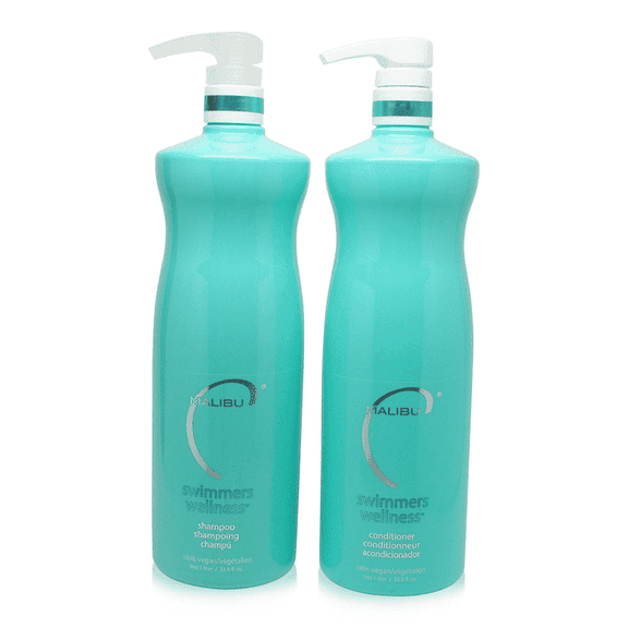 Malibu C Swimmers Wellness Shampoo & Conditioner 33.8oz