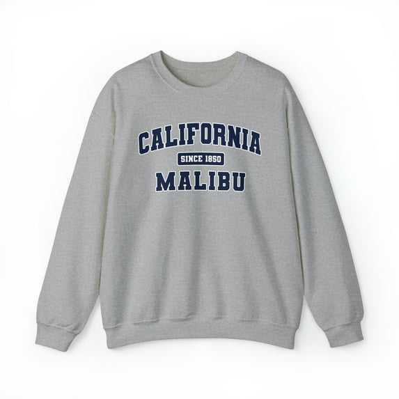 Malibu California CA Trip Vacation Sweatshirt, Gifts, Crewneck
