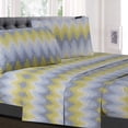 thumbnail image 1 of Malibu Chevron Pattern 4-Piece 1500 Supreme Collection Sheet Set, 1 of 2