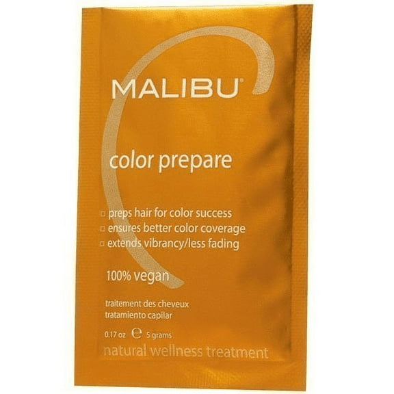 Malibu Color Prepare Wellness Hair Remedy 0.17 oz-pack of 3