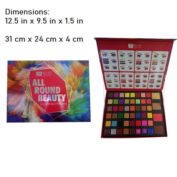 Malibu Glitz All Around Beauty 52 Colors Palette