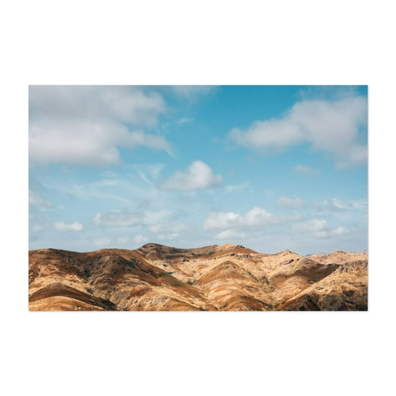 Malibu Hills 02 - Los Angeles California Photography Unframed Wall Art Print 20 x 30 inches