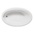 thumbnail image 1 of Malibu Home Avalon Oval Whirlpool Bathtub 66"x 42"x 22" in White, 1 of 5