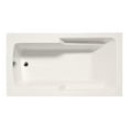 thumbnail image 1 of Malibu Home Coronado Rectangle Soaking Bathtub 60"x 48"x 22" in Biscuit, 1 of 5