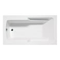 thumbnail image 1 of Malibu Home Coronado Rectangle Massaging Air Jet Bathtub 60"x 30"x 22" in White, 1 of 5