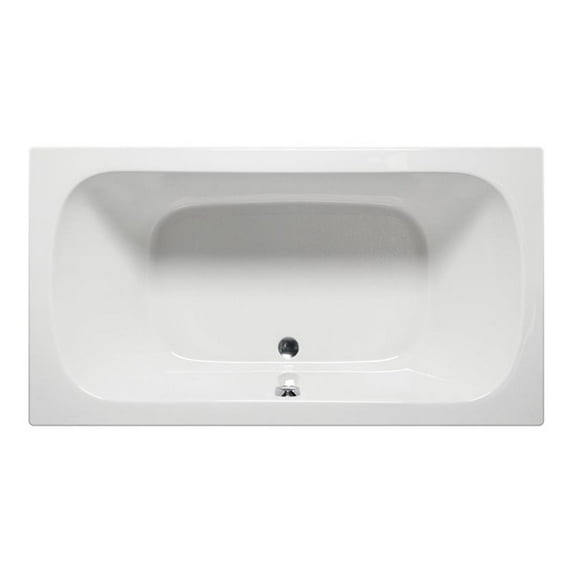 Malibu Home Jacksonville Rectangle Whirlpool Bathtub 72"x 36"x 22" in White