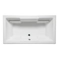 thumbnail image 1 of Malibu Home Laguna Rectangle Whirlpool Bathtub 66"x 36"x 22" in White, 1 of 5
