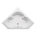 thumbnail image 1 of Malibu Home Mandelay Whirlpool/Massaging Air Jet Bathtub 59"x 59"x 23" in White, 1 of 5