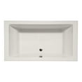 thumbnail image 1 of Malibu Home Naples Whirlpool/Massaging Air Jet Bathtub 66"x 32"x 22" in Biscuit, 1 of 5