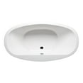 thumbnail image 1 of Malibu Home Pipeline Oval Massaging Air Jet Bathtub 67"x 36"x 24" in White, 1 of 5