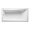 thumbnail image 1 of Malibu Home Redondo Massaging Air Jet Bathtub 60"x 30"x 21" in White, 1 of 5
