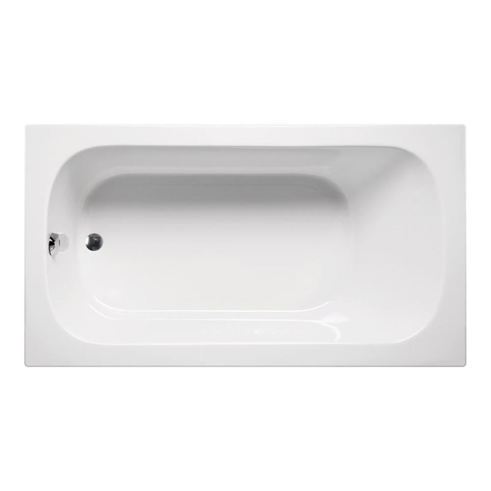 Malibu Home Sanibel Massaging Air Jet Bathtub 60"x 32"x 22" in White