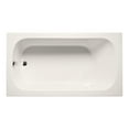 thumbnail image 1 of Malibu Home Sanibel Rectangle Whirlpool Bathtub 72"x 32"x 22" in Biscuit, 1 of 5