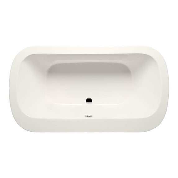 Malibu Home Skagen Whirlpool/Massaging Air Jet Bathtub 66"x 36"x 22" in Biscuit