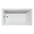 Malibu Home Venice Rectangle Massaging Air Jet Bathtub 60"x 36"x 22" in
