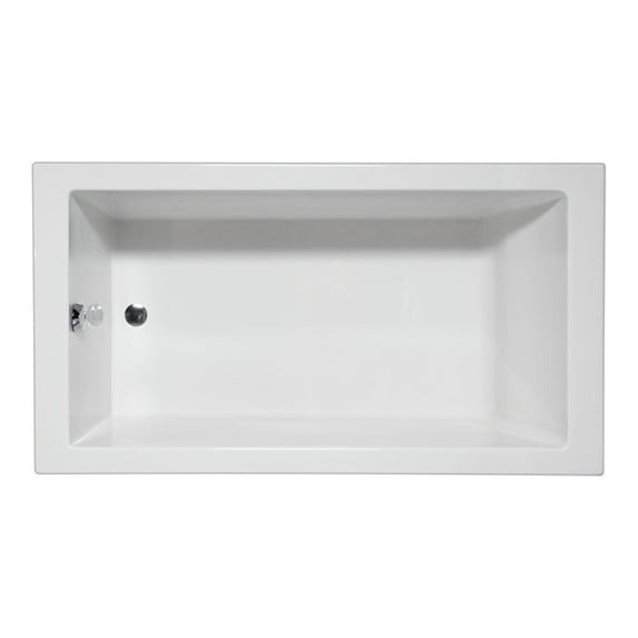 Malibu Home Venice Whirlpool/Massaging Air Jet Bathtub 72"x 40"x 22" in White
