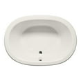 thumbnail image 1 of Malibu Home Waikki Whirlpool/Massaging Air Jet Bathtub 72"x 38"x 23" in Biscuit, 1 of 5