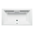 thumbnail image 1 of Malibu Home Westport Rectangle Soaking Bathtub 66"x 40"x 22" in White, 1 of 5