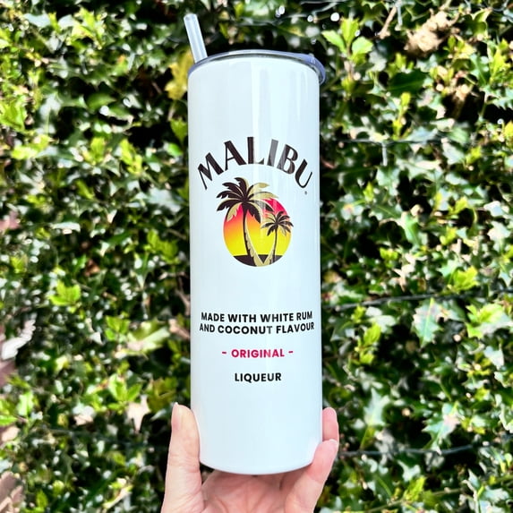 Malibu Inspired Tumbler | Personalized Stainless Steel 20 oz cup
