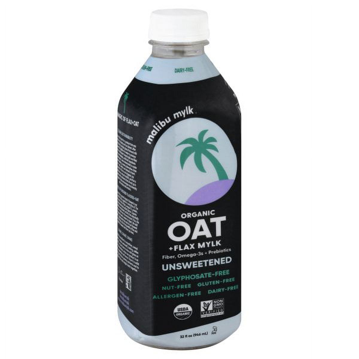 Malibu Mylk Organic Flax Mylk, 32oz Multiple Flavors