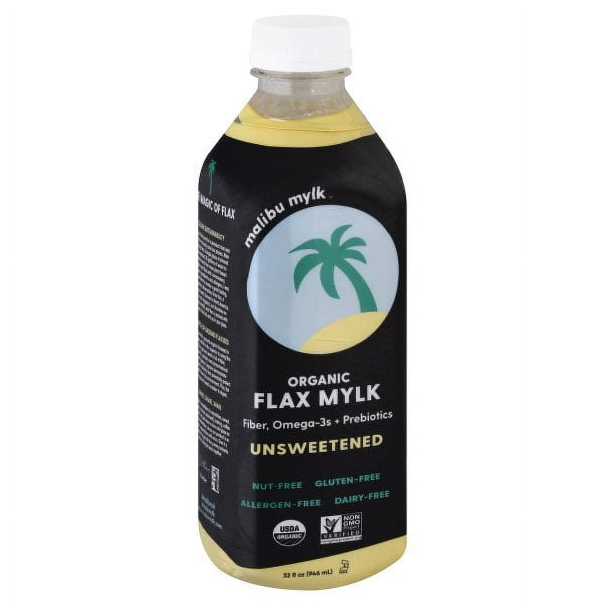 Malibu Mylk Organic Flax Mylk, 32oz Multiple Flavors