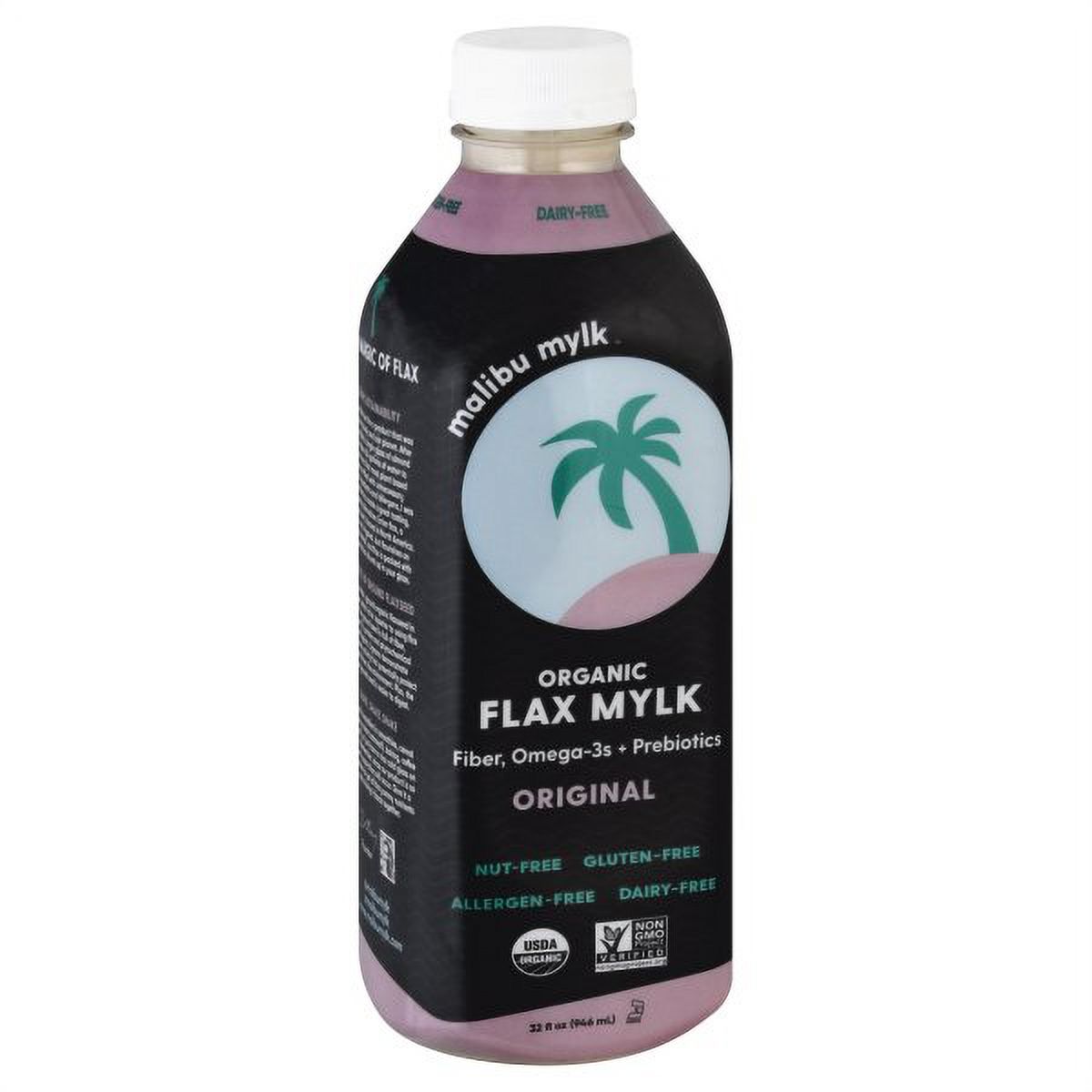 Malibu Mylk Organic Flax Mylk, 32oz Multiple Flavors