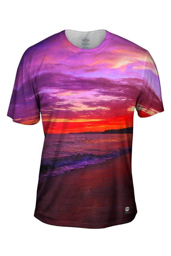 Malibu Ocean Sunset Mens T-Shirt All Over Print