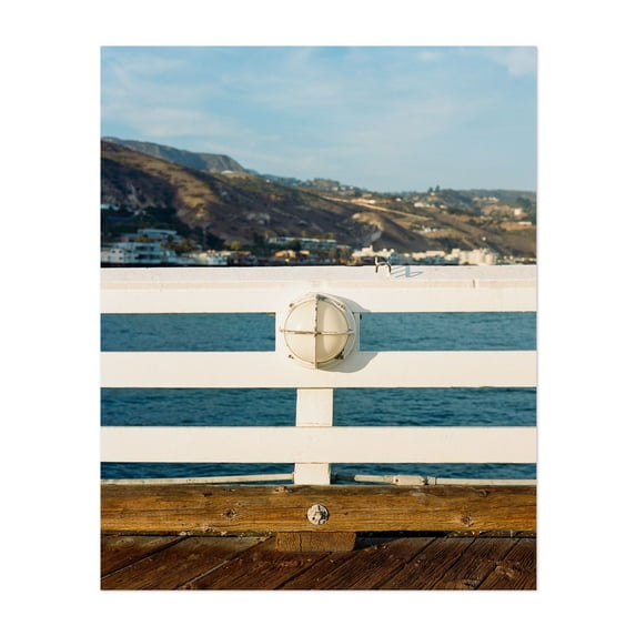 Malibu Pier II - Malibu California Photography Seaside Coastal Ocean Nautical Beach House Boardwalk Unframed Wall Art Print 24 x 36 inches