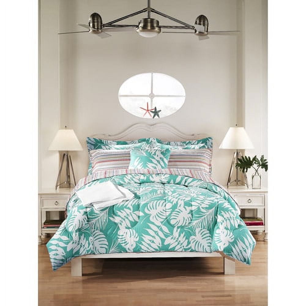 Malibu Reversible Bed in a Bag, Turquoise