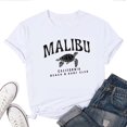 thumbnail image 1 of Malibu Sea Turtles T-Shirt for Women – Cute Ocean Graphic Tee, Beach Lover Coastal Summer Top, 1 of 5