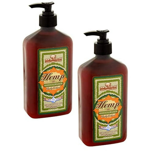 Malibu Tan Body Lotion for Dry Skin Hemp Moisturizer, 18 fl oz - 2