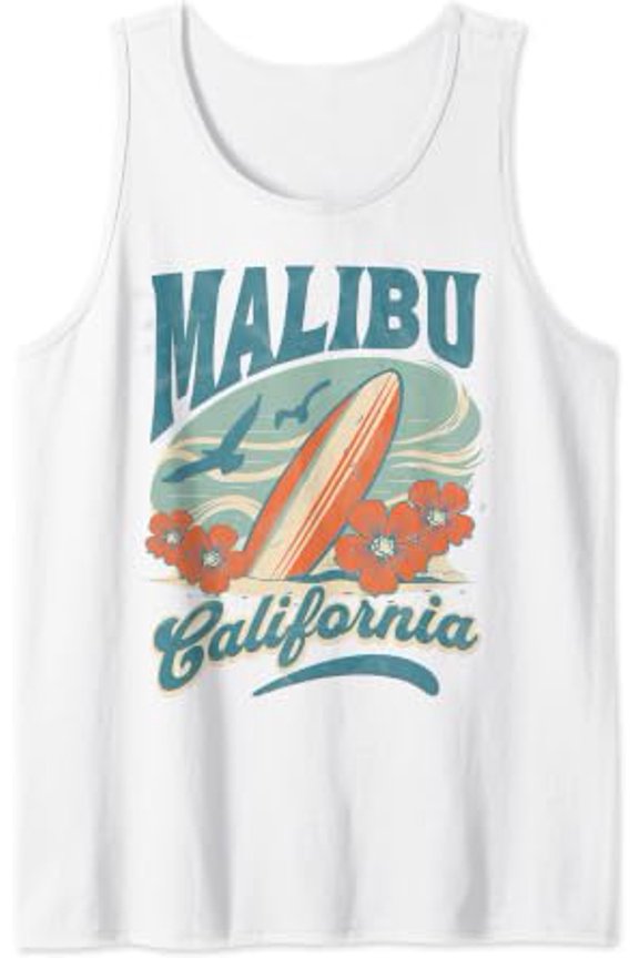 Malibu Tank Top Size S-3XL