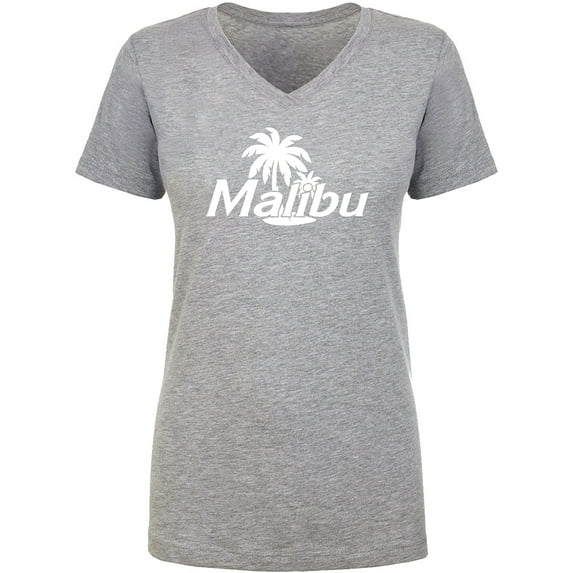 Malibu Womens V-Neck T-Shirt