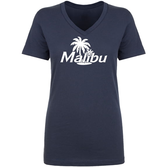 Malibu Womens V-Neck T-Shirt