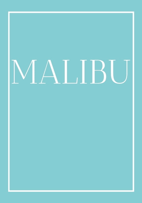 Malibu: A decorative book for coffee tables, end tables, bookshelves ...