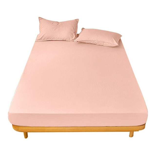 Malibure FourPiece Set,Solid Color Japanese Yarn Dyed Single Bed Cover