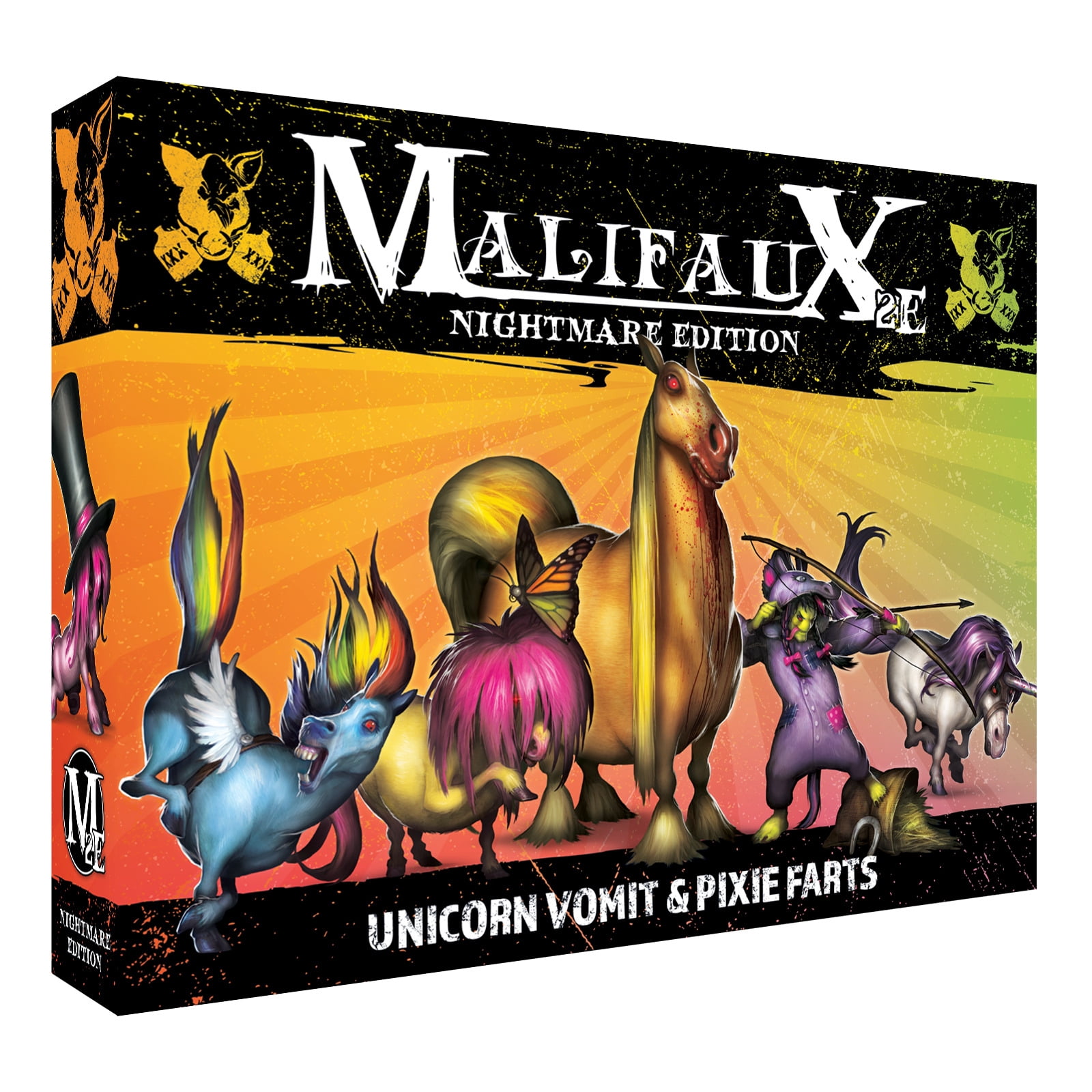 Malifaux 3rd Edition 'Run Them Down' Miniature Set - Guild Faction With Mounted Guards & Hounds