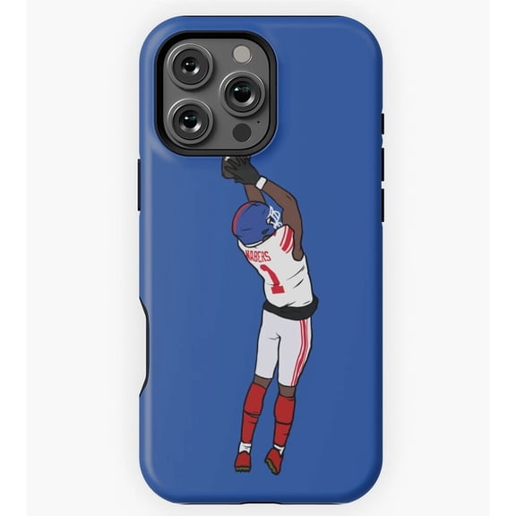 Malik Nabers The Catch GA315 Phone Case for iPhone 11 to 17 Pro Max
