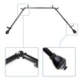 thumbnail image 1 of Malika 13/16" Bay Window curtain rod 20"-36", 38"-72" - Black,(ABay-95-2), 1 of 4