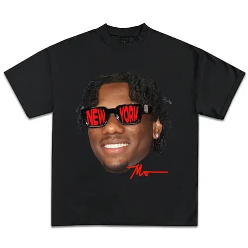 Malikk Naberss Big Head T-Shirt Vintage Graphicc Tee Shirt for Men Women Streetw