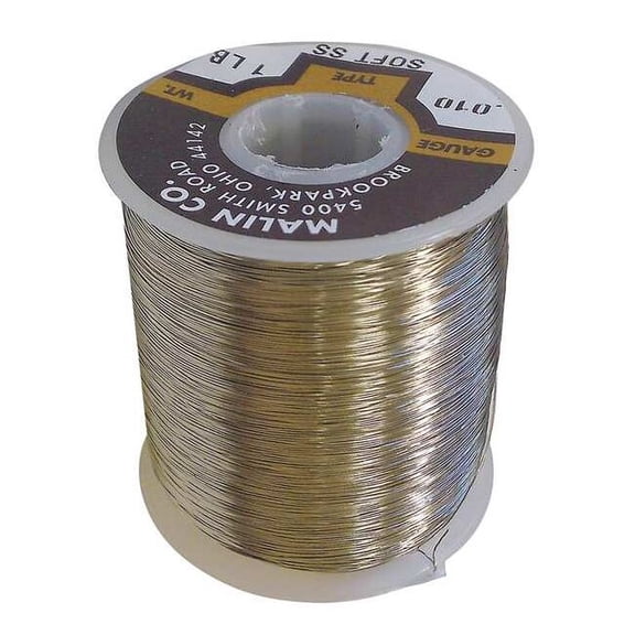 Malin Co Baling Wire,0.0348 Dia,309.6 ft. 08-0348-001S