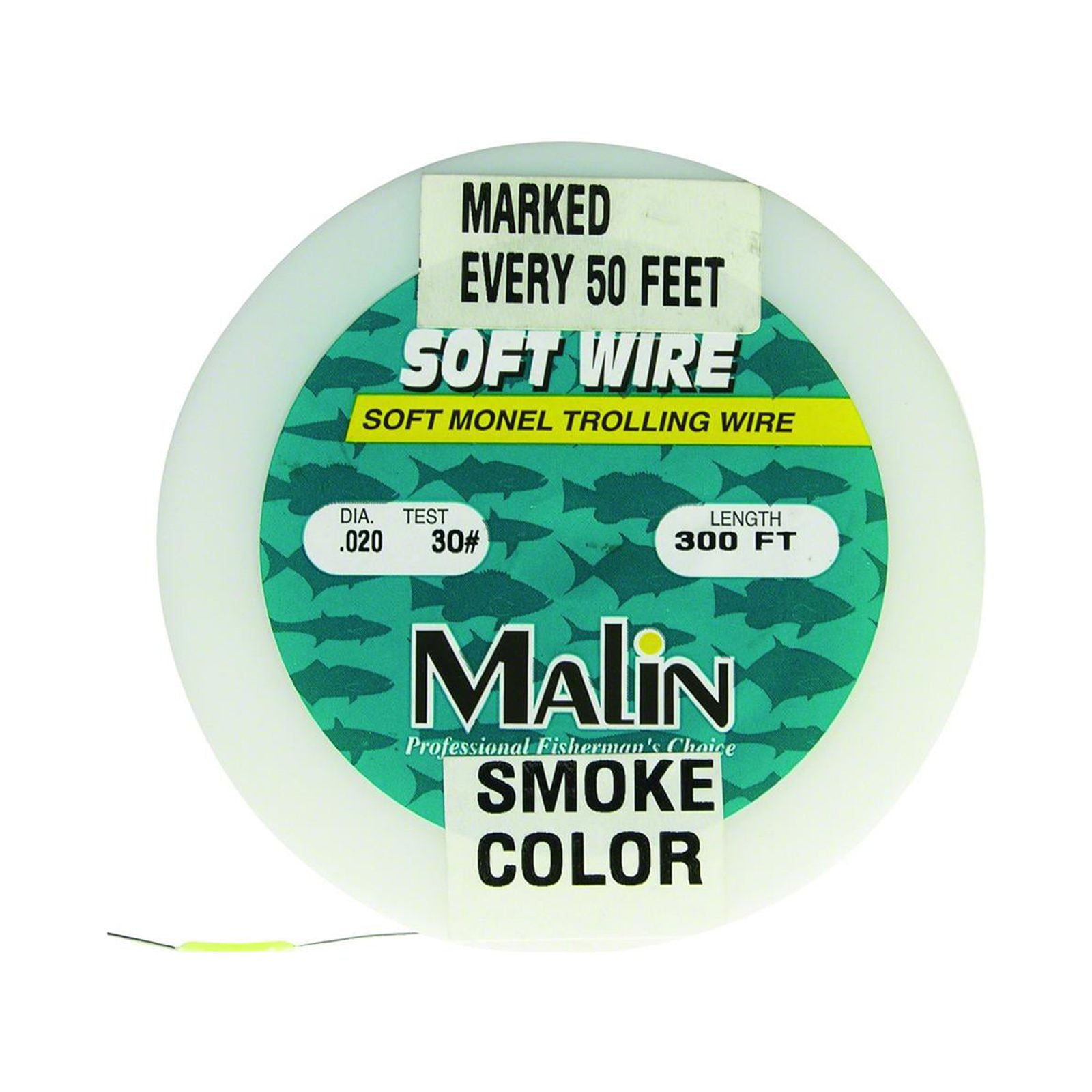 Malin Pre-Marked Monel Wire 300' .24 Diameter 40Lb, PM40-300