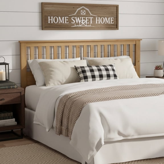 Malinda Mission Style King Panel Headboard