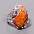 thumbnail image 1 of Malingano Jasper - Indonesia Gemstone Handmade 925 Sterling Silver Ring 8 R60-55, Beautiful Jewelry For Woman, New Year Sale, Valentin's Day Gift, 1 of 1