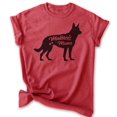 thumbnail image 1 of Malinois Mama, Unisex Women's Shirt, Belgian Malinois, Malinois Owner, Funny Dog Mama Gift, Heather Red, Large, 1 of 6