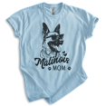 thumbnail image 1 of Malinois Mom, Unisex Women's Shirt, Belgian Malinois, Malinois Owner, Funny Dog Mom Gift, Heather Light Blue, XX-Large, 1 of 6