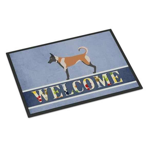 Malinois Welcome Indoor or Outdoor Mat - Multicolor - 24 x 36 in.