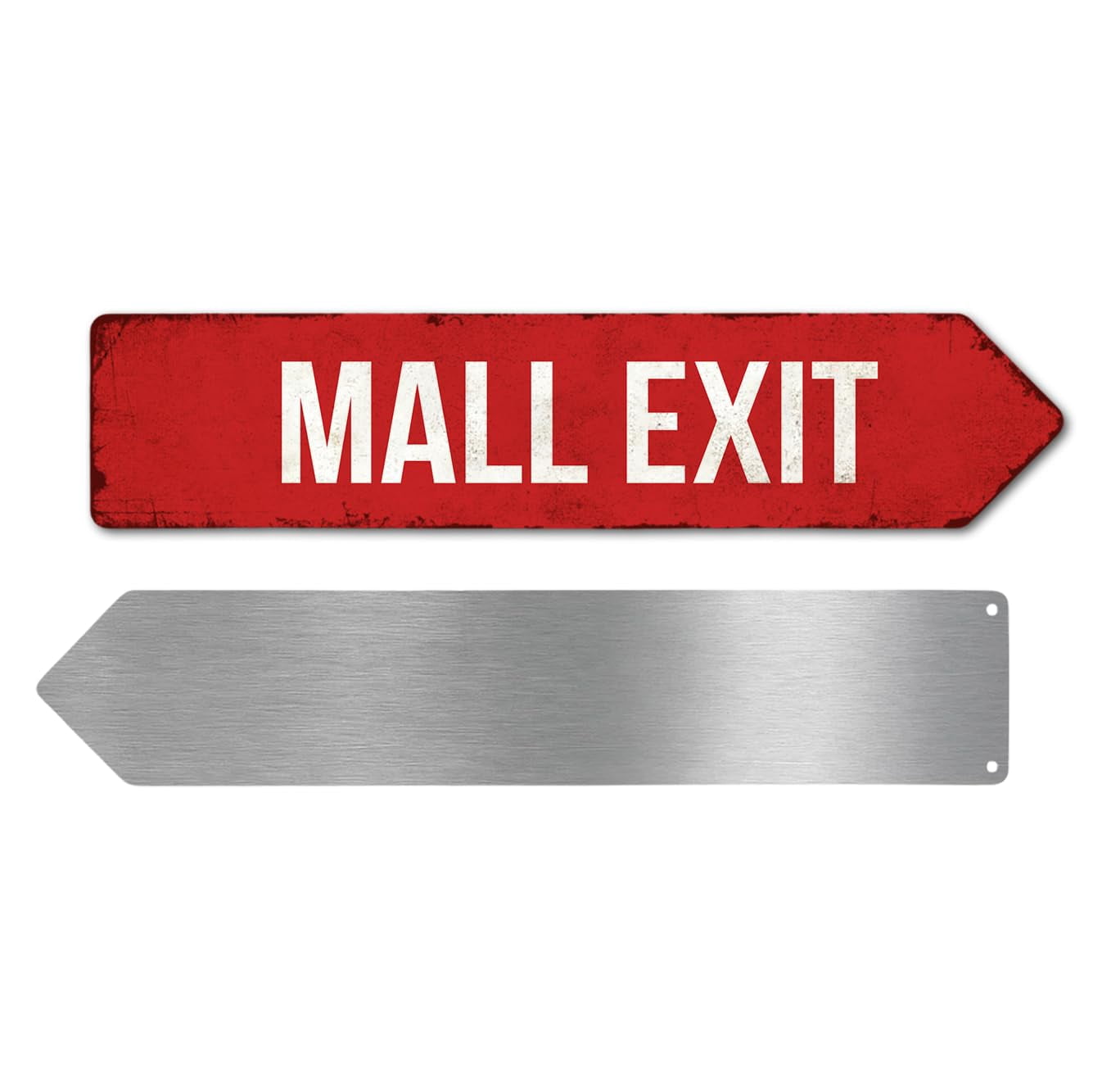 Mall Exit Metal Sign by DC | Arrow Metal Directional Signage for Indoor ...