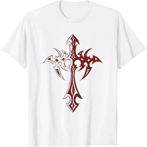 Mall Goth Punk Grunge Aesthetic Gothic Cross Dark Style Unisex T-shirt